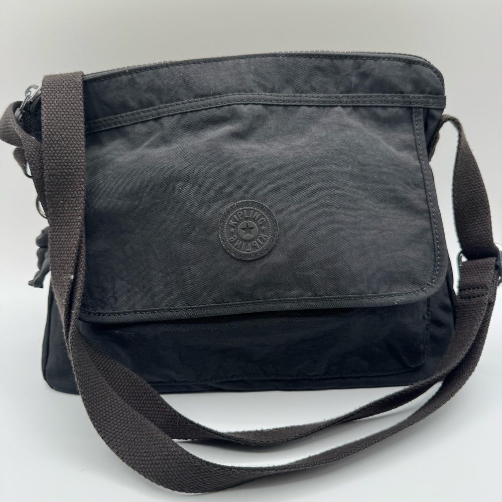 Kipling Charcoal Shoulder Bag | Very Good Condition